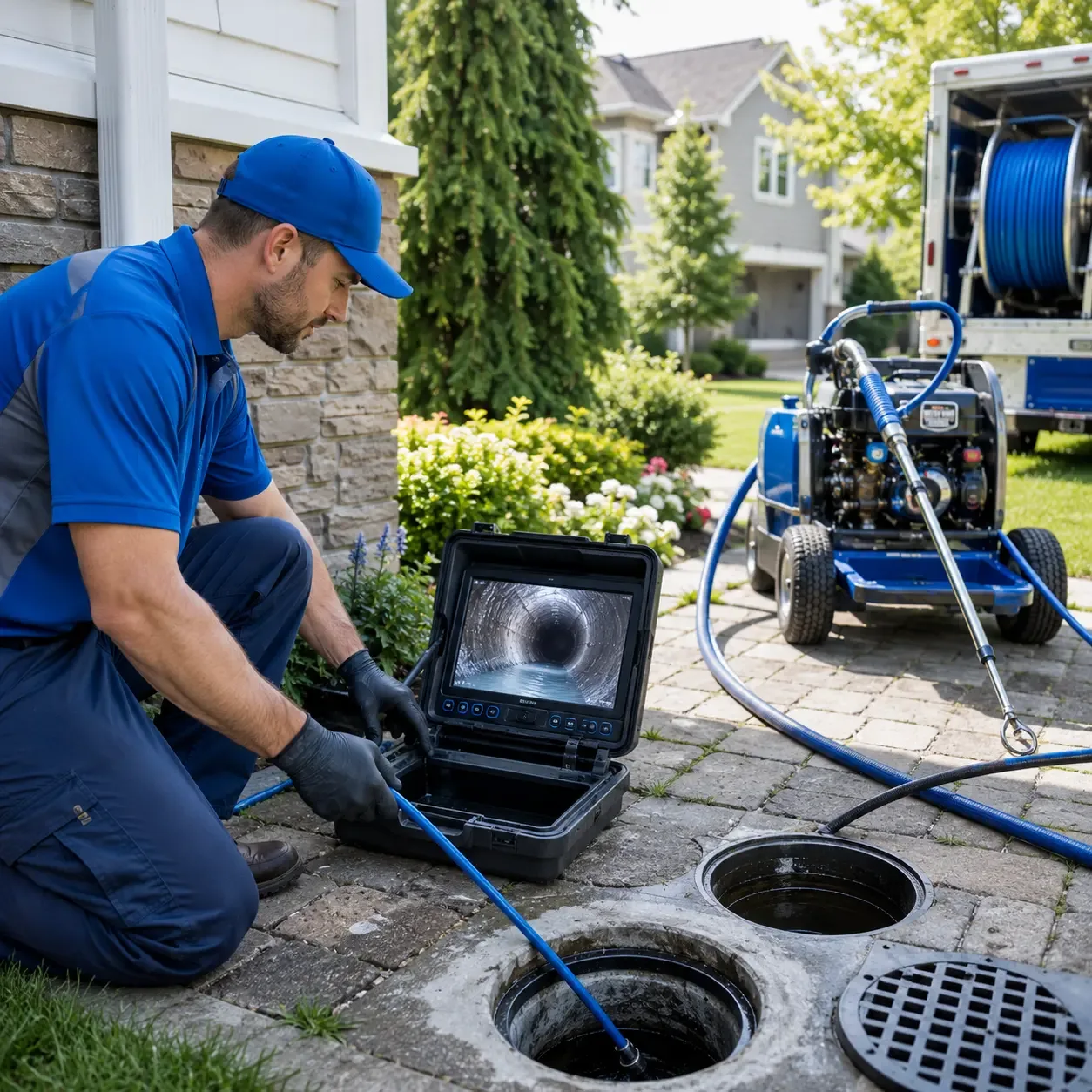 Outdoor drain cleaning professionals serving Oak Creek, WI